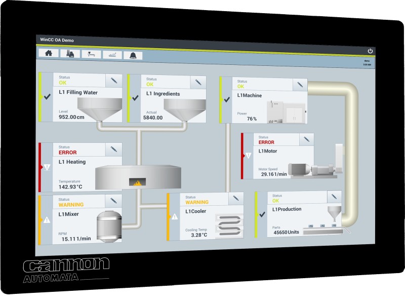 CANNON-Automata introduces new C1eco Web-Panel series with Java support, multi website function and WLAN