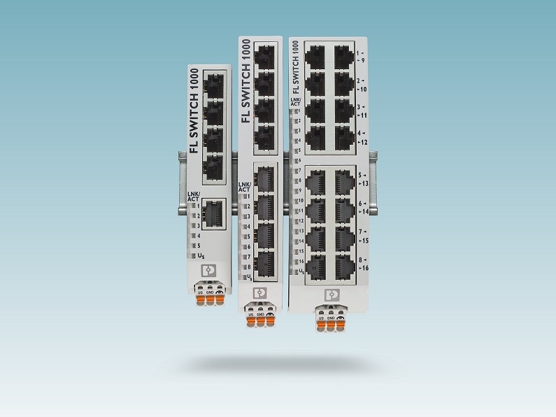Phoenix Contact's Unmanaged Ethernet Switches reinvented