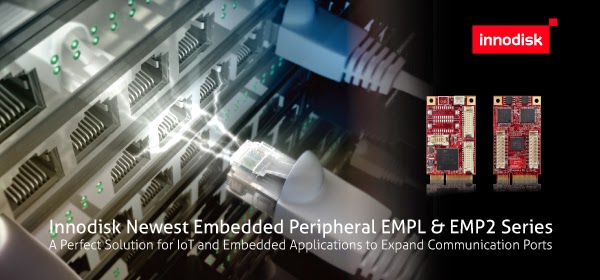 Innodisk Expands Embedded Peripheral Series with Communication Modules, for IoT and Embedded Applications