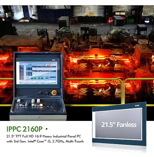 NEXCOM’s New 21" Multi-touch Industrial Panel PC Gives HMI/SCADA A Performance Boost