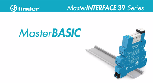 New 39 Series MasterINTERFACE Interface Relays from Finder