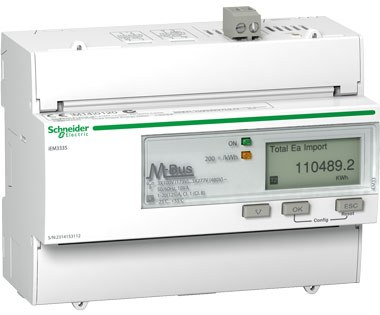 Acti 9 iEM3000 series meters from Schneider Electric now available for direct connection in 125 A circuits