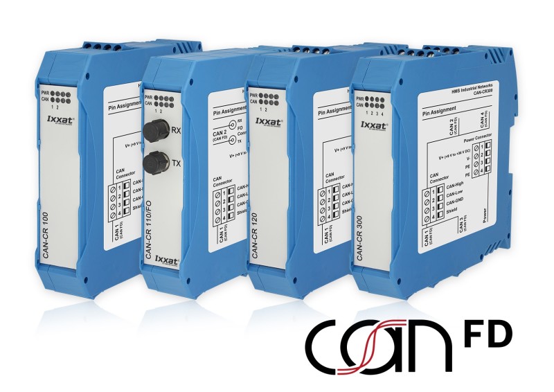 New Ixxat Repeater series for CAN FD as well as CAN