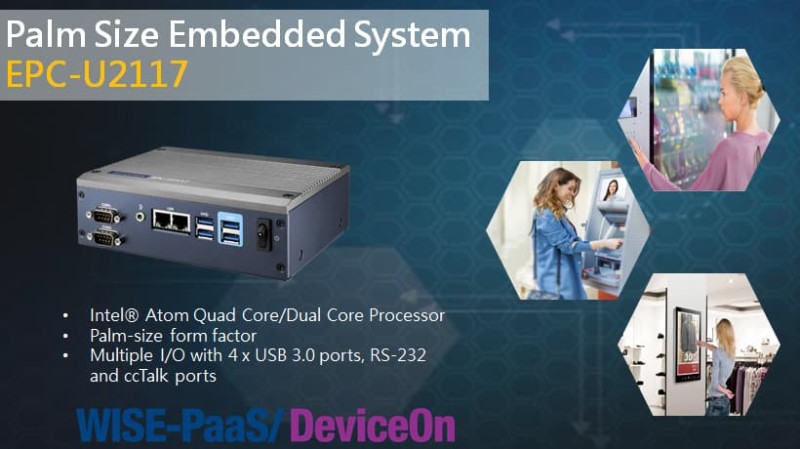 Advantech Launches Palm Size Embedded System EPC-U2117