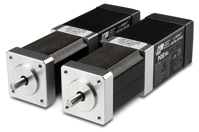Applied Motion's Integrated Motors with Power over Ethernet (PoE)