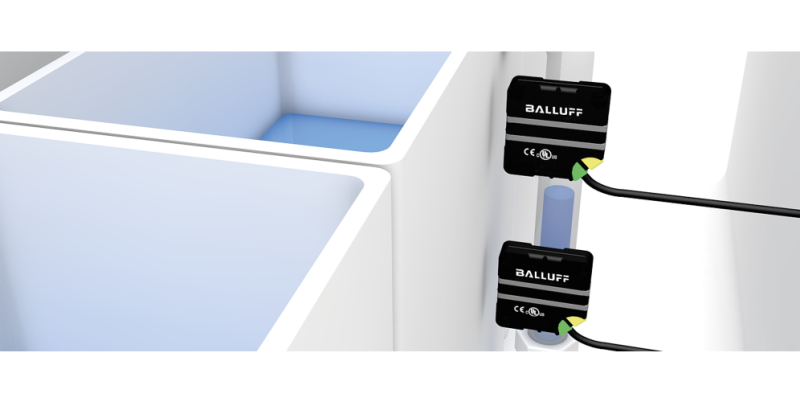 Balluff's Capacitive Smart Level Sensors in Block-Style – Now Also with IO-Link