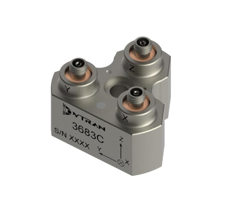 Dytran Instruments' Model 3683AXT: Ultra High Temperature Triaxial Accelerometer