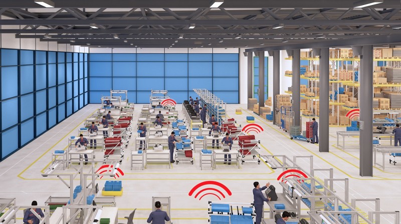 Wireless Network Solution for Digitalised Production