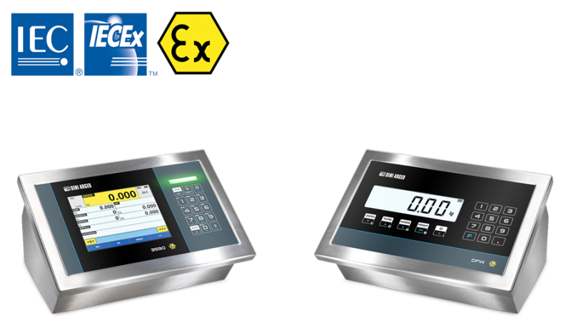 New Dini Argeo DFW and 3590EGT with IECEx 3GD Certificate