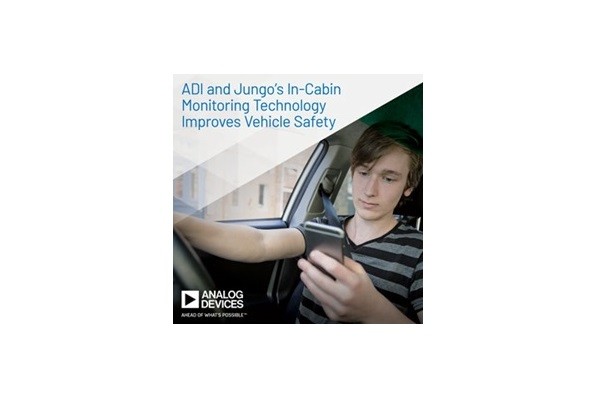 Analog Devices and Jungo Cooperate on In-Cabin Monitoring Technology to Improve Vehicle Safety
