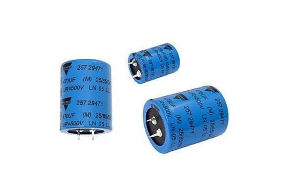 Vishay Intertechnology Snap-in Power Aluminum Capacitors Enable Higher Power Density to Save PCB Space, Lower Costs