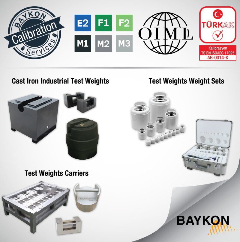 BAYKON Accredited Calibration Laboratory for Mass, Volume and Non-Automatic Weighing Instruments