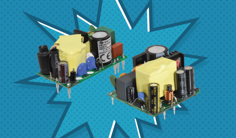 Chassis and Board Mount Line Expansion from CUI Features Power Boost for Motorized Applications
