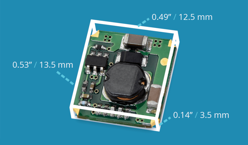 Surface Mount, Non-Isolated Dc-Dc Converter Offers Extreme Efficiency at a Low Cost