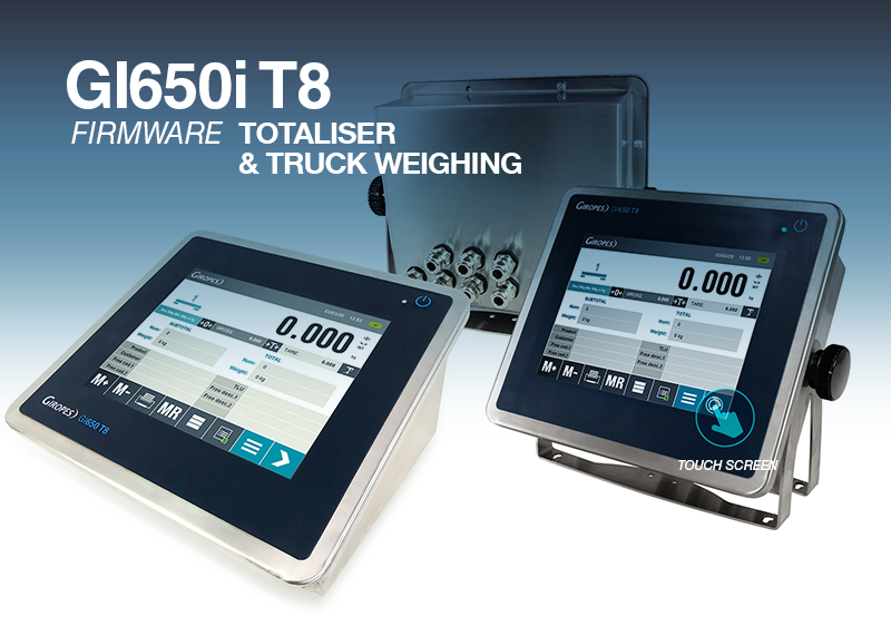 GI650 T8, the new touch screen Indicator from Giropes