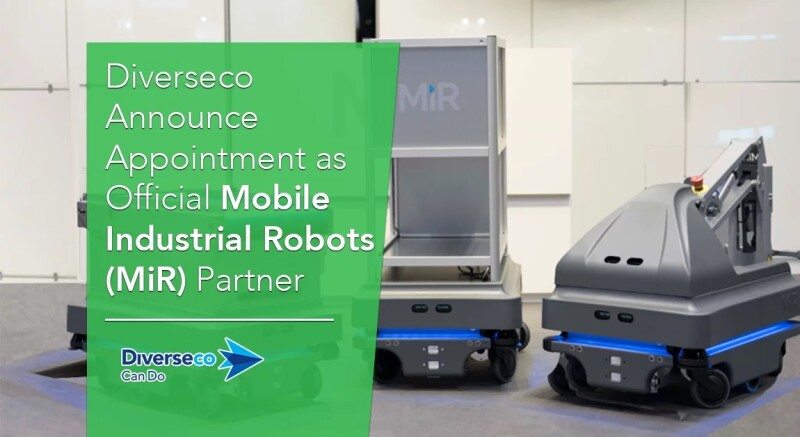 Diverseco Announce Partnership with Konica Minolta for Distribution of MiR Mobile Industrial Robots