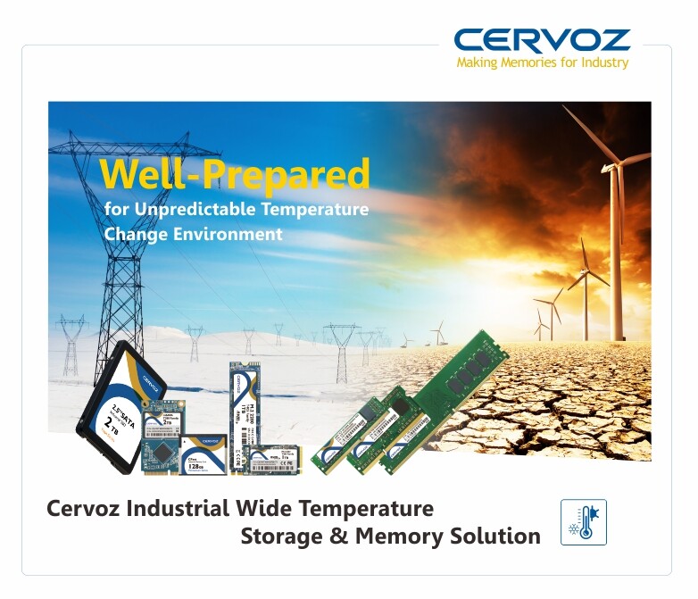 Cervoz Industrial Wide Temperature Storage & Memory Solution