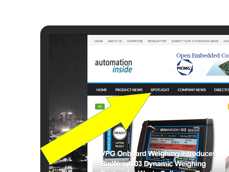 New Section on Automation Inside Portal – Spotlight Products