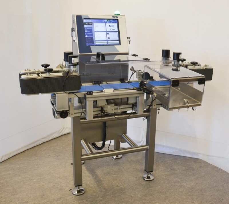 Teltek C80 with Vertical Infeed and Outfeed Conveyors