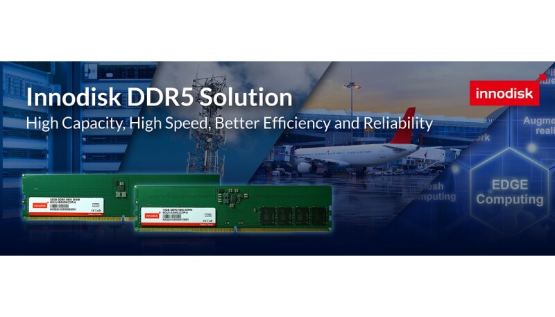 Innodisk Releases Industrial-Grade DDR5 DRAM Modules