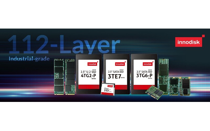 Innodisk Releases Industrial-grade 112-Layer 3D TLC SSDs with World’s Highest Capacity and Complete Product Line
