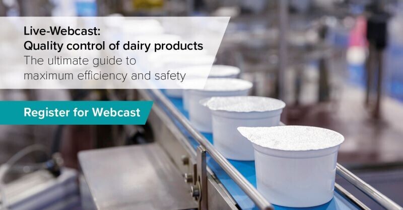 WIPOTEC Live-Webcast: Quality Control of Dairy Products