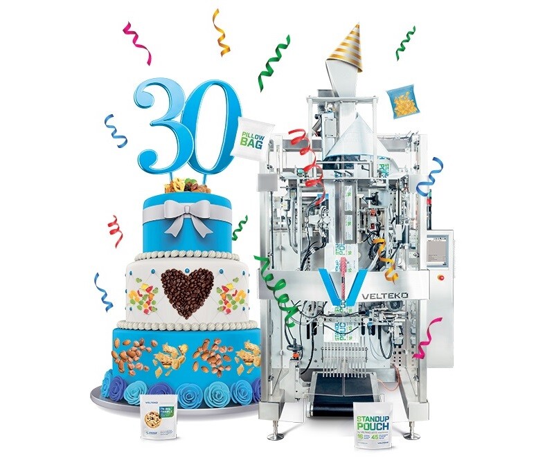 VELTEKO Has Been Supplying Top Packaging Machines All Over the World for 30 Years