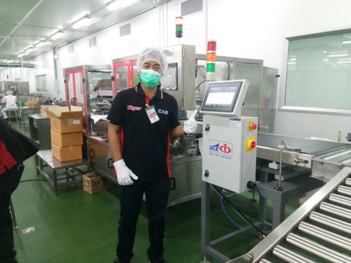Digitalscale Installed General Measure's Check Weigher for A Major Beverage Company in Thailand