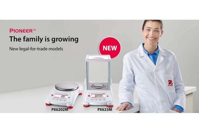OHAUS Portfolio Extension - The Pioneer™ PX Family is Growing