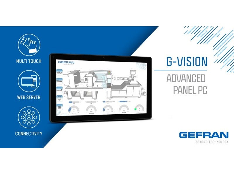 Powerful and Versatile: Gefran Presents G-Vision, the New High Performance Multitouch HMI