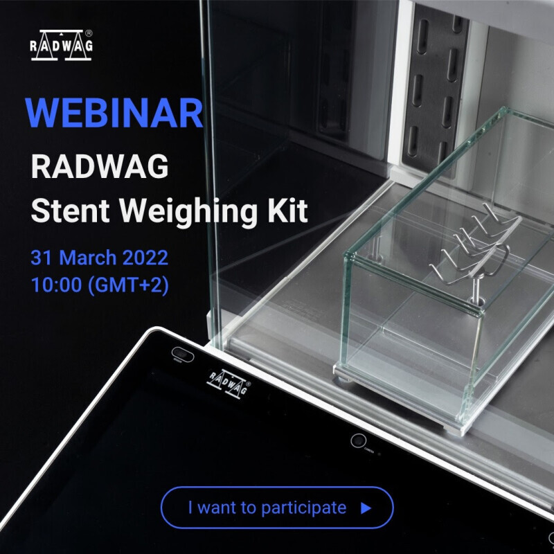 RADWAG Webinar: Stent Weighing Kit