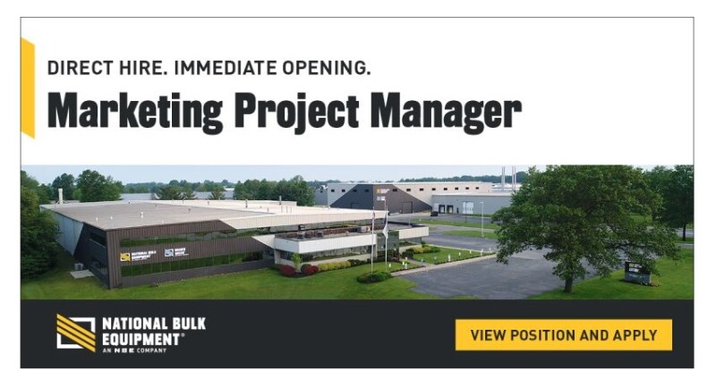 Job Offer By National Bulk Equipment, Inc. - Marketing Project Manager