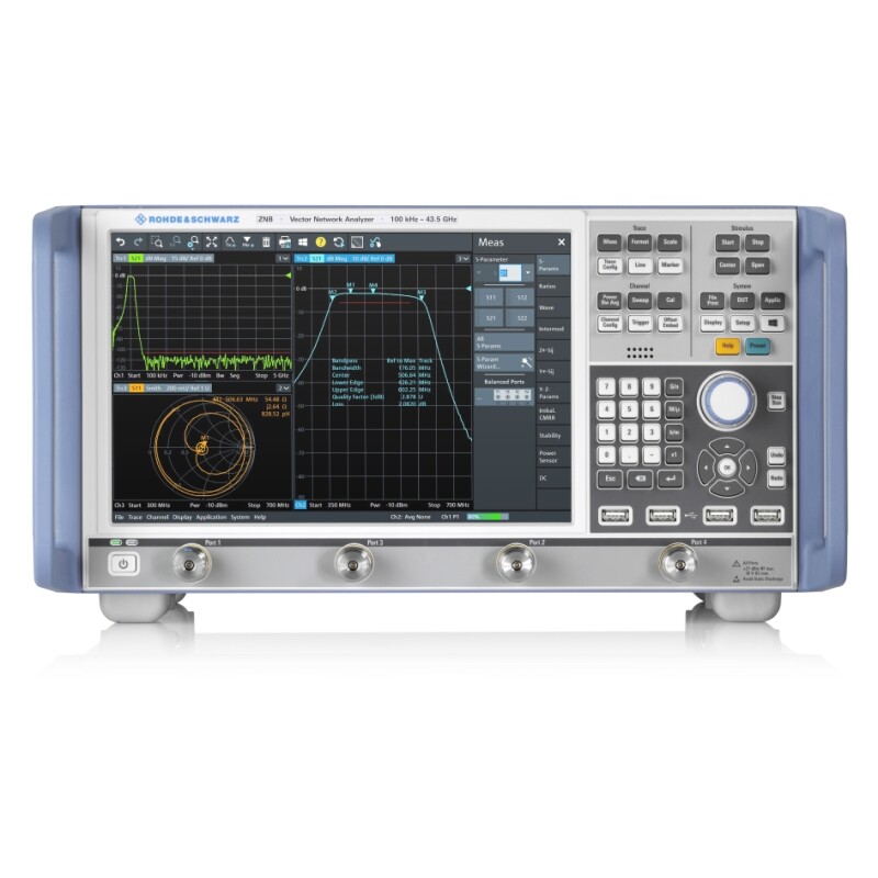 Rohde & Schwarz Extends the R&S ZNB Vector Network Analyzer Family Maximum Frequency to 43.5 GHz