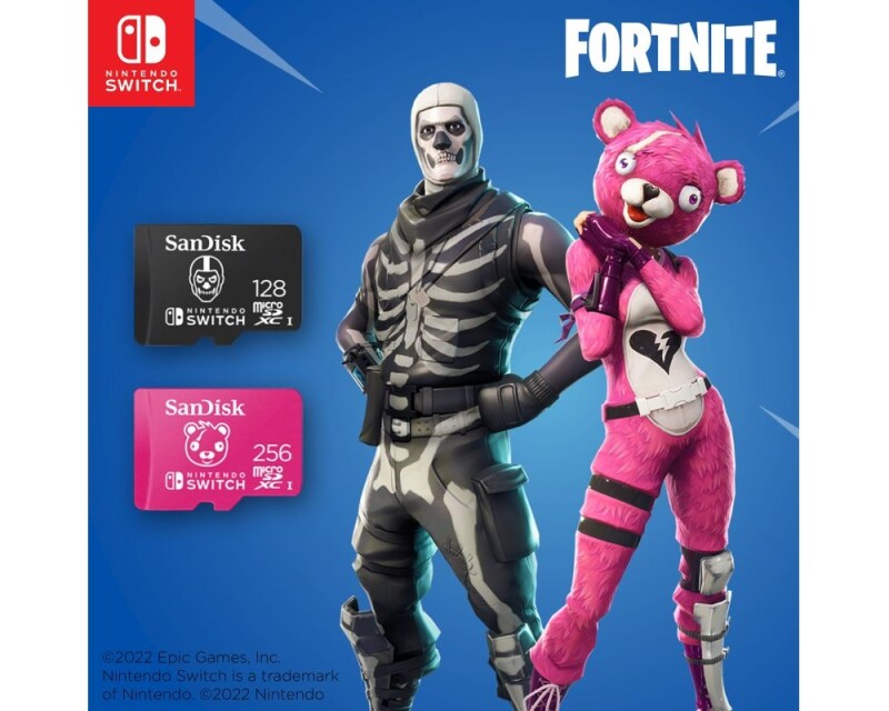 Western Digital and Epic Games Partner to Launch Fortnite Memory Card for Nintendo Switch