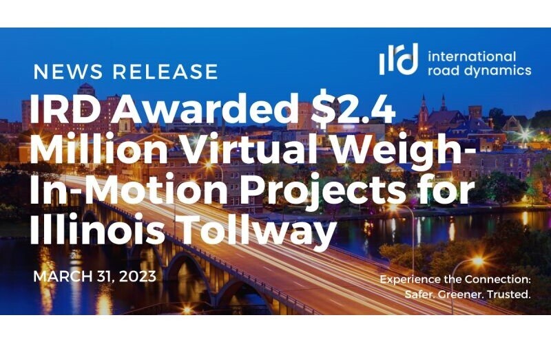 IRD Awarded $2.4 Million Virtual Weigh-In-Motion Projects for Illinois Tollway