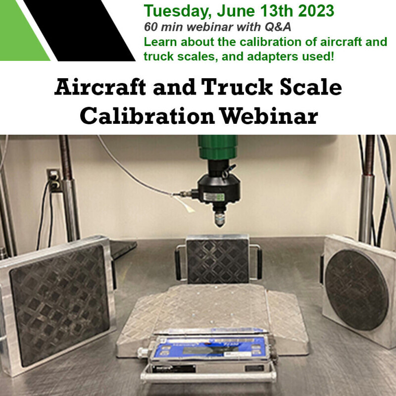 Morehouse Instrument Company, Inc. Webinar: Aircraft and Truck Scale Calibration