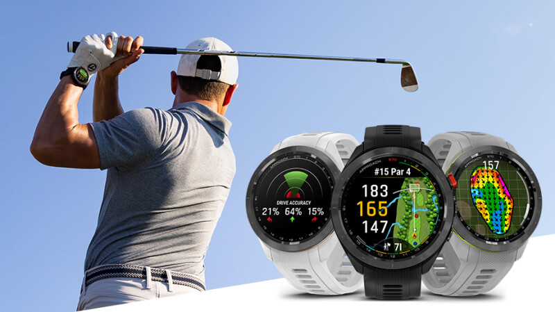 Dial in all parts of your game with new Approach S70 premium golf smartwatches from Garmin