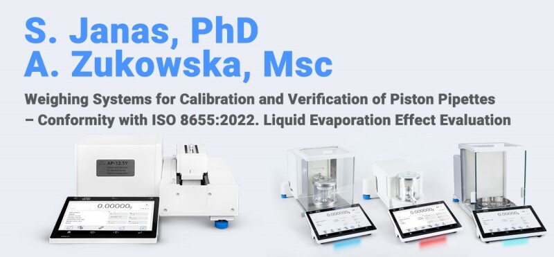 New Publication by RADWAG: Weighing systems for calibration  and verification of piston pipettes
