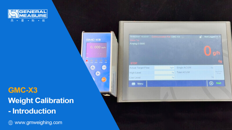 General Measure Video: Calibration of the loss-in-weight controller GMC-X3