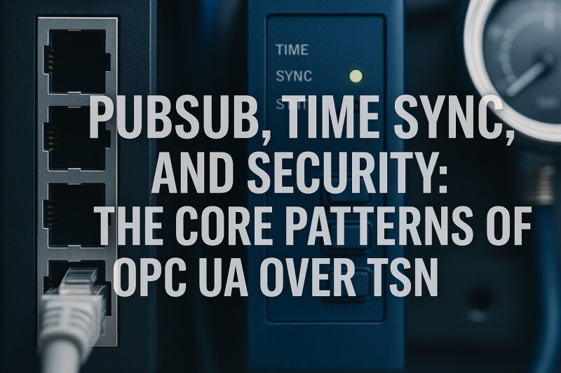 PubSub, Time Sync, and Security: The Core Patterns of OPC UA over TSN