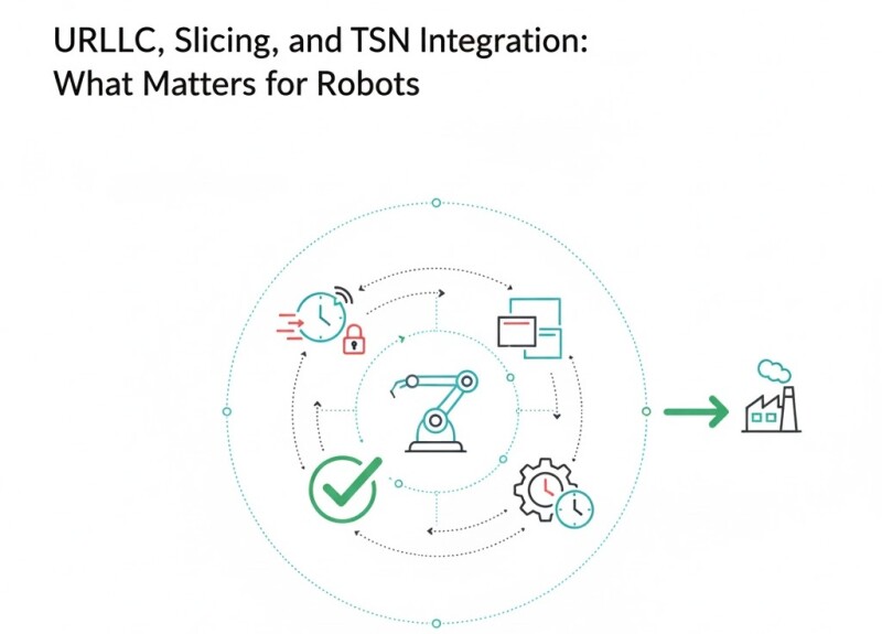 URLLC, Slicing, and TSN Integration: What Matters for Robots