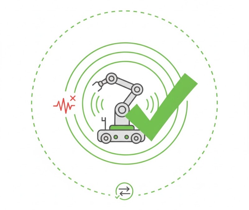 Designing RF for AMRs and Cobots: Interference, Handover, Uptime