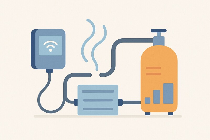 Smart Sensors for Compressed Air Leaks: Fast Payback