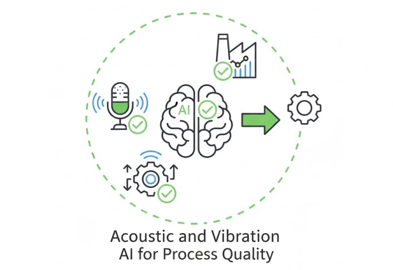 Acoustic and Vibration AI for Process Quality