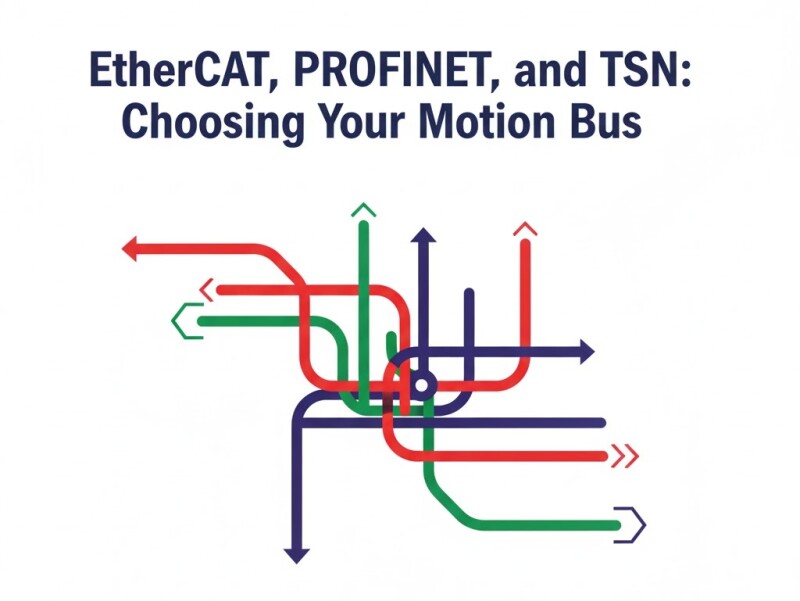 EtherCAT, PROFINET, and TSN: Choosing Your Motion Bus