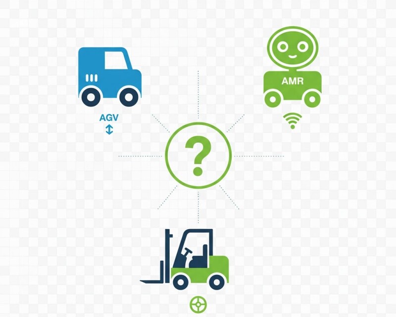 AGV, AMR, or Forklift? A 2025 Buyer’s Decision Tree