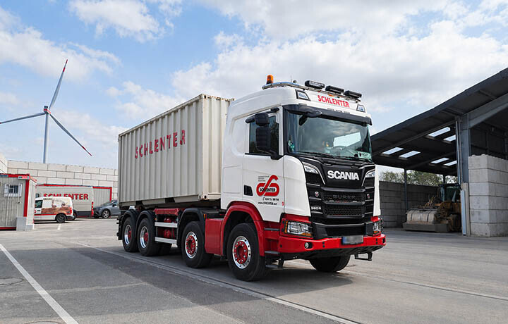 Truck Scale for Efficient Recycling Processes at Schlenter