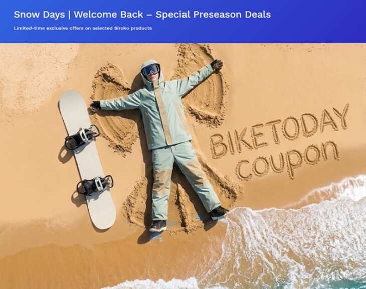 Is it too early for this? Absolutely not. 🏂🌴Get your winter gear sorted...