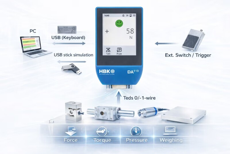 HBK launches DA110 Handheld Indicator