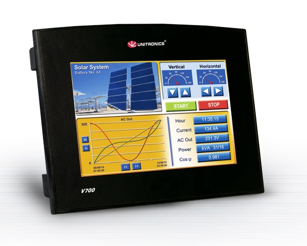 New Vision700 PLC+HMI all-in-one from Unitronics